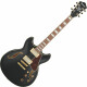 Ibanez AS73G-BKF Guitarra Black Flat