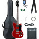 McGrey Rockit E-Gitarre Double Cut-Komplettset Cherry Red  - Retoure (Zustand: gut)