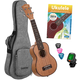Cascha 2027 Premium Mahonie Sopraan Ukulele Bundle