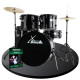 XDrum Rookie 22" Standard Schlagzeug Komplettset Black inkl. Schule  - Retoure (Verpackungsschaden)