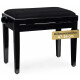 Classic Cantabile Pianobank Schwarz Hochglanz  - Retoure (Zustand: sehr gut)