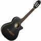 Ortega RCE125SBK-3/4 Satin Black  - Retoure (Zustand: sehr gut)