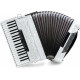 Classic Cantabile 96 Bas Accordeon "Secondo V" Wit