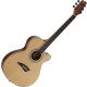Rocktile WSC-50C-NT Slim Line Guitare Folk Natural