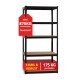 Stagecaptain Heavyrack Lagerregal Holzböden Schwarz, max. 875 kg  - Retoure (Zustand: sehr gut)