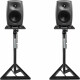 Genelec 8030C Anthracite Stereo Set Con Stativi