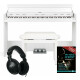 FunKey DP-1088 WM Digitalpiano Wit mat Set incl. bank, koptelefoon en school