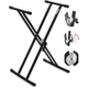 Classic Cantabile X-Keyboardstand Pro II dubbelstijvig (met SimpleLock snelverstelling)