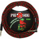 Pig Hog "Tartan Plaid" Câble Instrument 6m Coudé