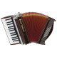 Alpenklang Pro Accordeon II 48 M Palissander