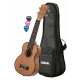 Cascha Premium Sopran Mahagoni Linkshänder Ukulele Set  - Retoure (Zustand: sehr gut)