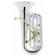 Classic Cantabile  KT-30SR MardiBrass Kunststoff Bb-Tuba Silber  - Retoure (Zustand: sehr gut)