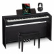 Casio PX-870 BK Privia Piano Numérique Noir - Set Incl. Banc De Piano, Casque & Méthode