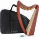 Avora Keltische Harfe Mahogany 23 Saiten   - Retoure (Zustand: gut)