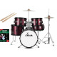 XDrum Junior Pro Kinder Schlagzeug Red inkl. Schule  - Retoure (Verpackungsschaden)