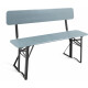 Stagecaptain BBB-119 GY Hirschgarten Bierzeltbank mit Lehne 119 cm Grau  - Retoure (Zustand: sehr gut)
