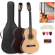 Classic Cantabile Acoustic Series AS-851 7/8 Guitare Classique Concert Set Débutant