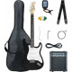 McGrey Rockit E-Gitaar ST Compleetset Zwart