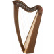 Classic Cantabile H-22 WN Keltische Harfe 22 Saiten  - Retoure (Zustand: gut)
