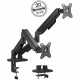 My Wall HEG10L Soporte Para Monitor Soporte Para 2 Monitores 17\" - 32\"