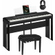 Yamaha P-525B Stage Piano Schwarz Komplett Set