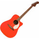 Fender California Standard Redondo CE Spruce Top Fiesta Red