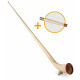 Lechgold Alphorn Natur F 360 cm 3-delig Set incl. Bb-handpijp