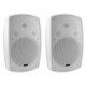 Omnitronic OD-8T Paire D'Enceintes Murales 100V Blanc