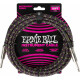Câble Instrument Ernie Ball 6431 5,49 m Purple Python
