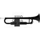Classic Cantabile PTP-10BK MardiBrass Kunststof Bes-Trompet Zwart