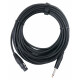 Pronomic Stage XFJ-10 Microfoonkabel XLR/Jack 10 m Zwart