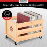Stagecaptain SPKB-100 BN Platendoos Emil van Bamboe Bruin 2x Set Stagecaptain SPKB-100 BN Platendoos Emil van Bamboe Bruin 2x Set