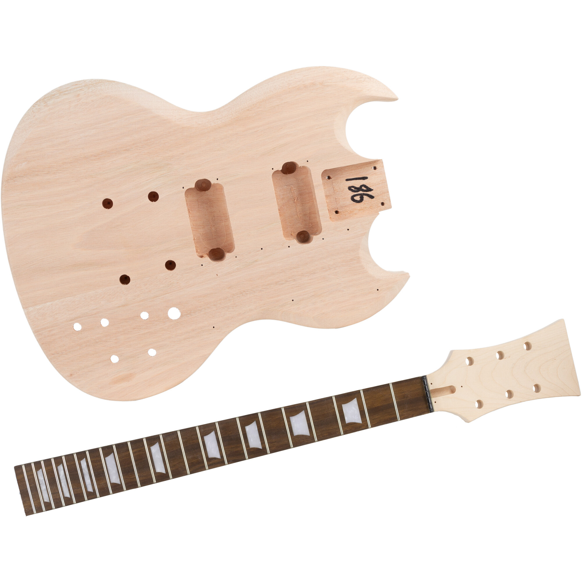 Rocktile E-Gitarren Bausatz Double Cut-Style Abbildung 2