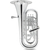 Classic Cantabile KEU-30SR MardiBrass Kunststoff Bb-Euphonium Silber thumbnail 2