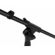 Omnitronic Microphone Stand MS-1B with Boom Arm, Black
