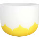 Cuenco de Cristal Sela SECLU12E Lotus 12" Nota E (432 Hz) Amarillo
