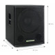 Pronomic Powerstage Economy 1510 2.2 Système PA Actif 800 Watts