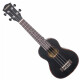 Cascha Premium Mahogany Sopran Ukulele Gaucher Set Noir