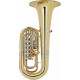 Miraphone F-Tuba 481 Elektra Laiton/Laiton Doré 6 Pistons