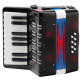 Set de Acordeón Infantil Classic Cantabile Bambino, negro, 8 bajos