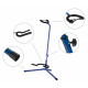 Classic Cantabile GS-30 BU Supporto per Chitarre (leggero) Blu Set da 3