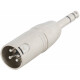 Adaptateur Pronomic AD-JSXM Jack Stéréo 6,3 mm mâle / XLR mâle