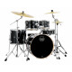 Set Batteria Mapex Venus Stage Black Galaxy Sparkle con Custodie