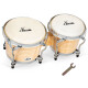 XDrum Bongos Pro Natur Set incl. Standaard