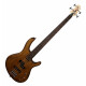 Cort Action PJ E-Bass Walnut Gigbag Set