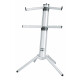 K&M 18860 Keyboard Stand "Spider Pro" Silver Set with Bag