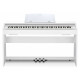 Casio PX-770 WE Privia Piano Numérique Blanc Set Incl. Banc De Piano, Casque & Méthode