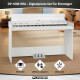 FunKey DP-1088 WM Digitalpiano Weiß matt Set inkl. Bank, Kopfhörer und Schule