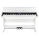 FunKey DP-88 II Digitalpiano wit Set met Keyboardbank, Koptelefoon en Pianoles