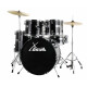 XDrum Semi 20" Studio Batteria Midnight Black Set + Smorzatori